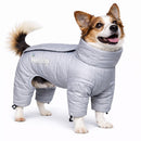 PUTWO DOGHELIOS 'THUNDER-CRACKLE' PET DOG JACKET COAT W/ TECHNOLOGY,LG,GRAY - Brand New