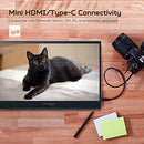 AOPEN BY ACER PORTABLE MONITOR 16PM6Q BMIUX 15.6-INCH FHD IPS MONITOR - BLACK - Like New