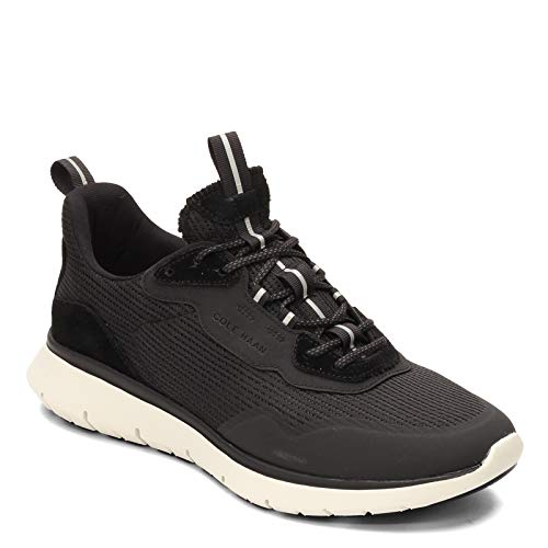 C30179 COLE HAAN MENS ZEROGRAND BLACK CROSS TRAINING SHOES SIZE 9 WHITE/BLACK - Like New