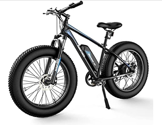 AVANTREK Electric Bike 26"x4" Adults 1.5X Faster Charge 500W Brushless Motor - Like New