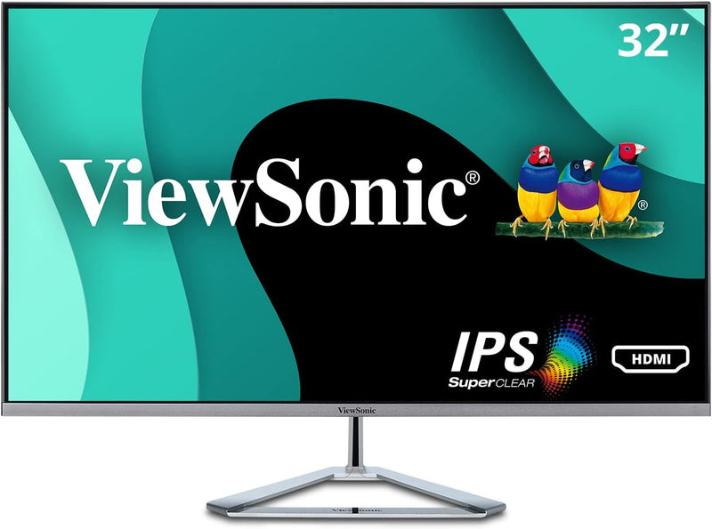ViewSonic VX3276-MHD VS17220 32 Inch 1080p Widescreen IPS Monitor Like New