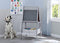 DELTA CHILDREN MYSIZE KIDS DOUBLE-SIDED STORAGE EASEL TE87600GN-026 - GREY - Like New
