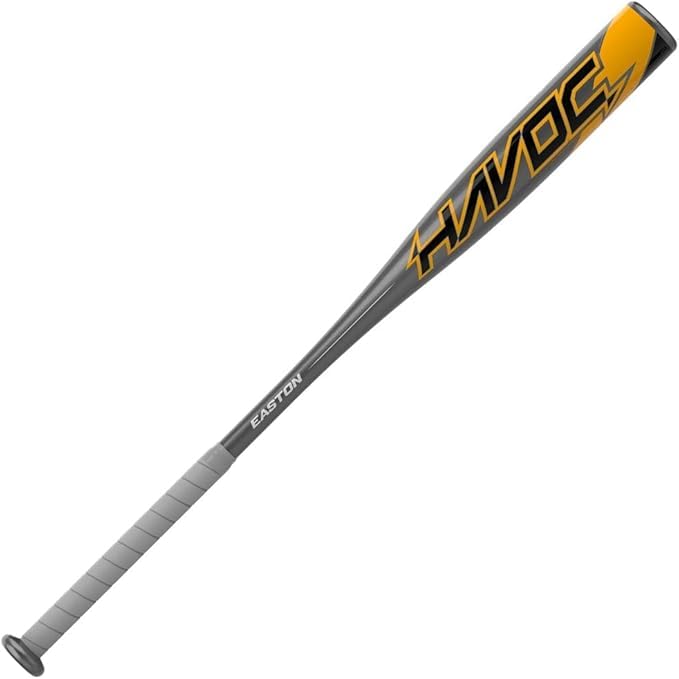 EASTON HAVOC BASEBALL BAT USA -10 DROP 2 1/4" BARREL 1 PC. ALUMINUM - GRAY - Brand New