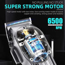 KIKIDO 2IN1 ADJUSTABLE CORDLESS HAIR CUTTING MACHINE FULL METAL 241212 - SILVER - Like New