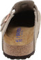 BIRKENSTOCK SOFT SUEDE LEATHER CLOGS - SIZE: MEN 10 (EU M43) - BEIGE - Like New