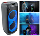 ROCKVILLE BASS PARTY 8 DUAL 8 INCH PORTABLE BATTERY LED PARTY BLUETOOTH SPEAKER - Like New