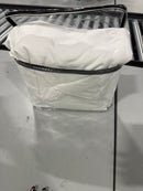 LUXU QUEEN BAMBOO FIBER SHEET SET DEEP POCKETS TO FIT EXTRA THICK - WHITE - Like New