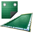 SWIMLINE HYDROTOOLS Supreme Guard Heavy Duty Winter Pool Cover Green/Black - Like New