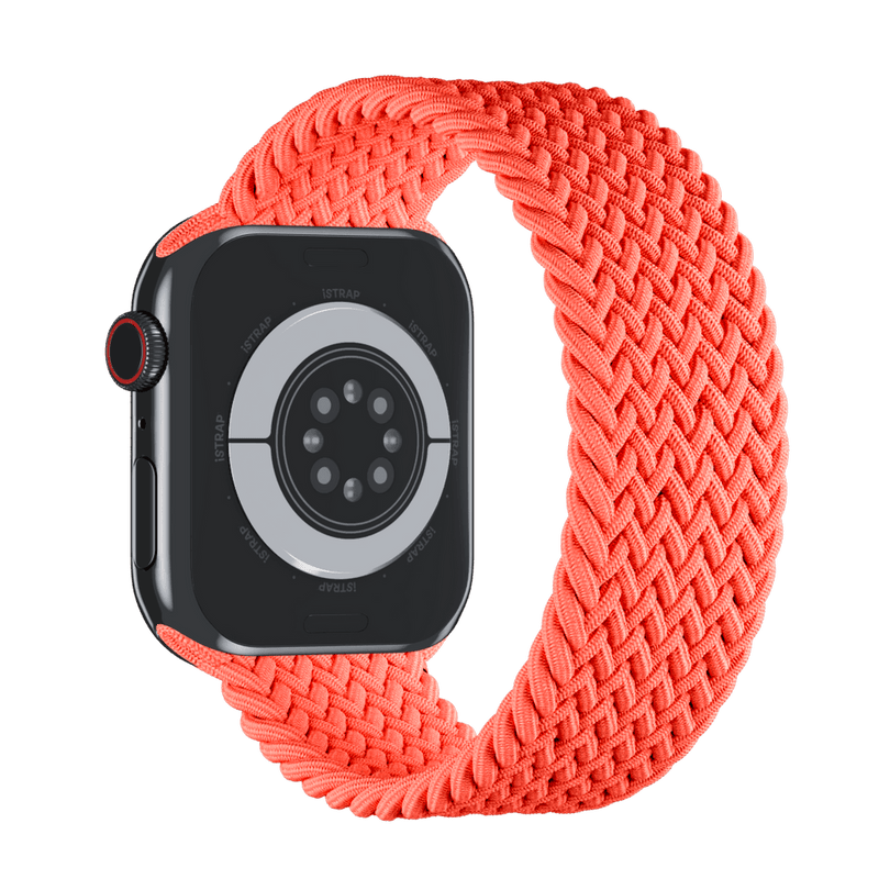APPLE WATCH 40MM BRAIDED SOLO LOOP SIZE 4 - ELECTRIC ORANGE - Brand New