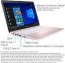 HP Stream Laptop 14" HD A4-9120E 4 32 GB eMMC Rose Pink 14-ds0040nr - Like New