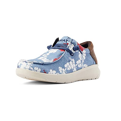 1004513 ARIAT MEN HILO STRETCH SNEAKER RED/WHITE/BLUE SIZE MEN 8 - Brand New