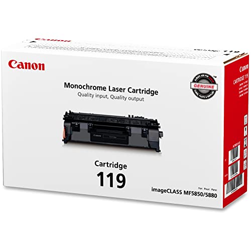 CANON 119 TONER CARTRIDGE - BLACK - Like New
