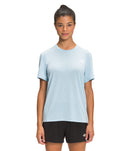 TNF WOMEN'S WANDER SLEEVE TEE STANDARD PLUS SIZE - WOMEN L - BETA BLUE - Brand New
