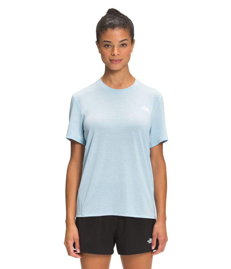 TNF WOMEN'S WANDER SLEEVE TEE STANDARD PLUS SIZE - WOMEN L - BETA BLUE - Brand New