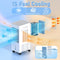 BIDIOWE MOBILE AIR CONDITIONERS UPGRADED 3-SIDE AIR INTAKE 85W EVAPORATIVE - Like New