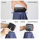 Simple Deluxe 9' Solar Umbrella 32 LED Lighted Patio Umbrella - Dark Blue - Like New