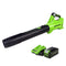 GREENWORKS 40V CORDLESS AXIAL LEAF BLOWER 4.0AH BATTERY/CHARGER - GREEN - Like New