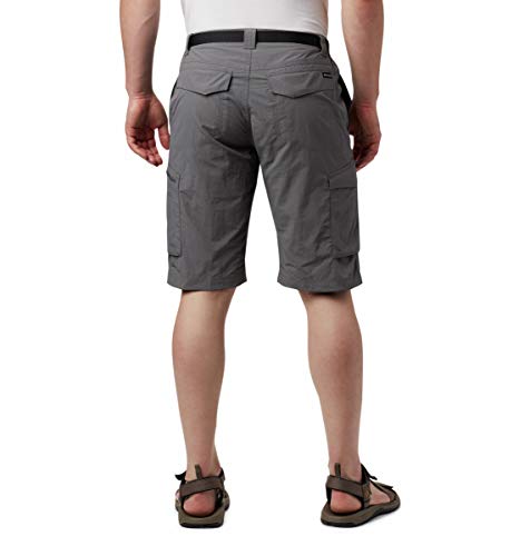 AS4084-023 COLUMBIA MEN SILVER RIDGE CARGO SHORT CITY GREY SIZE 42W X 10L BIG - Brand New