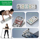 Basan Push Up Board with Resistance Bands – Foldable Portable Home Gym Equipment - Brand New