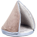 PETMAKER Sleep and Play Cat Bed with Removable Teepee Top - Tan - Brand New