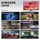 SAMSUNG 50-INCH CLASS NEO QLED 4K QN90F SERIES SMART TV (QN50QN90FAFXZA, 2025) - Like New