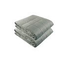 Hug Bud Weighted Blankets Silky Minky Grey - 60" X 80" - 30-lbs - Like New