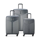 DELSY PARIS COMETE 3.0 HARDSIDE EXPANDABLE LUGGAGE SPINNER WHEELS 3-PIECE SET - Like New