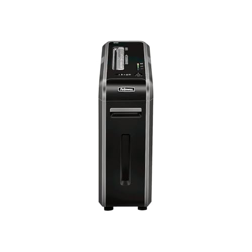 FELLOWES POWERSHRED 125CI 20-SHEET CROSSCUT SHREDDER - BLACK - Like New