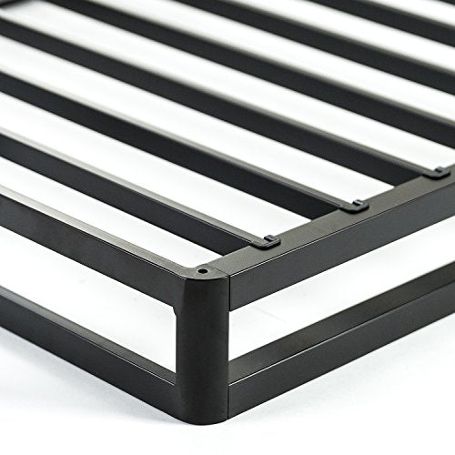 ZINUS QUICK LOCK METAL SMART BOX SPRING 4 INCH MATTRESS FOUNDATION FULL WHITE - Like New