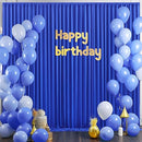 CURTAIN FOR PARTIES PHOTO CURTAINS BACKDROP FABRIC 5FT X 10FT  - ROYAL BLUE - Brand New