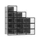 SECRET SPACE 12 PACK XLARGE SHOE STORAGE ORGANIZER - BLACK - Like New