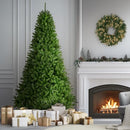 NATIONAL TREE COMPANY 9FT UNLIT NORTH VALLEY SPRUCE ART CHRISTMAS TREE - GREEN - Like New