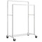 SONGMICS Heavy-Duty Clothes Rack, Double-Rod Clothing Rack for Hanging Clothes - Like New