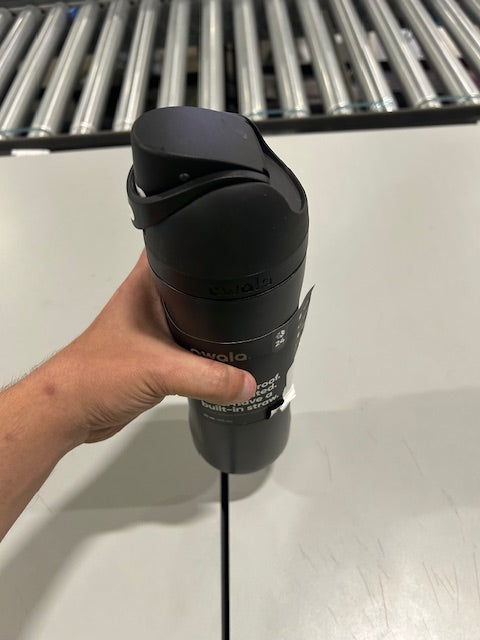 OWALA 24OZ BLACK VERY VERY DARK FREE SIP WATER BOTTLE - BLACK - Like New