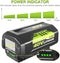 ENERMALL 6.0AH REPLACEMENT FOR RYOBI 40V BATTERY LITHIUM COMPATIBLE RYOBI - Like New