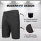 JUMP START MEN’S 6-POCKET ALL MOTION STRETCH UTILITY SHORTS - SIZE 34 - BLACK - Brand New