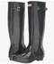 WFT1000RGL Hunter Women's Original Tall Gloss Pull On Rain Boot Black Size 9 - Like New