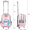 SEASTIG ROLLING BACKPACK 18 INCH - SHEEP - Like New