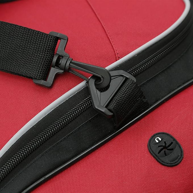 Travelers Club Adventure Rolling Travel Duffel Bag 36' inch 57036 - RED - Like New