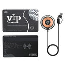 YUNCHUN WALLET FINDER TRACKER WIRELESS RECHARGING HB13 - BLACK - Like New