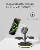 AITEK POWER 3 IN 1 CHARGING STATION FOR APPLE DEVICES FAST CHARGING - BLACK - Like New