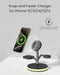 AITEK POWER 3 IN 1 CHARGING STATION FOR APPLE DEVICES FAST CHARGING - BLACK - Like New