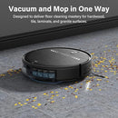 SMART LIFE ROBOT VACUUM AND MOP COMBO, 2-IN-1 ROBOT VACUUM CLEANER - BLACK - Like New