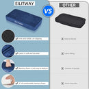 EILITWAY KNEE SCOOTER PAD COVER, WITH 2' OF HIGHLY RESILIENT MEMORY FOAM - BLUE - Brand New