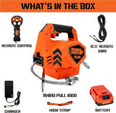Mile Marker Rhino Pull Winch 1000 Lb Portable 24V 71-1000 - ORANGE - Like New