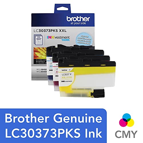 Brother Genuine LC30373PKS, 3-Pack Super High-Yield Color INKvestment Tank - Like New