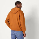 AMAZON ESSENTIALS MEN'S QUARTER-ZIP OVERSIZED-FIT HOODIE SIZE M CARAMEL - Brand New