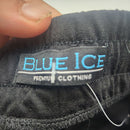BLUE ICE MEN'S BLACK DRAWSTRING JOGGER SWEATPANTS - SIZE: MEN XL - BLACK - Brand New