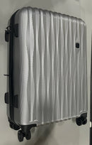 SWISS GEAR 24" HARDSIDE SPINNER LUGGAGE SUITCASE - SILVER GRAY - Brand New