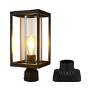 Windben Outdoor Post Light Lamp Light Fixture Post Lantern Matte Black - Brand New